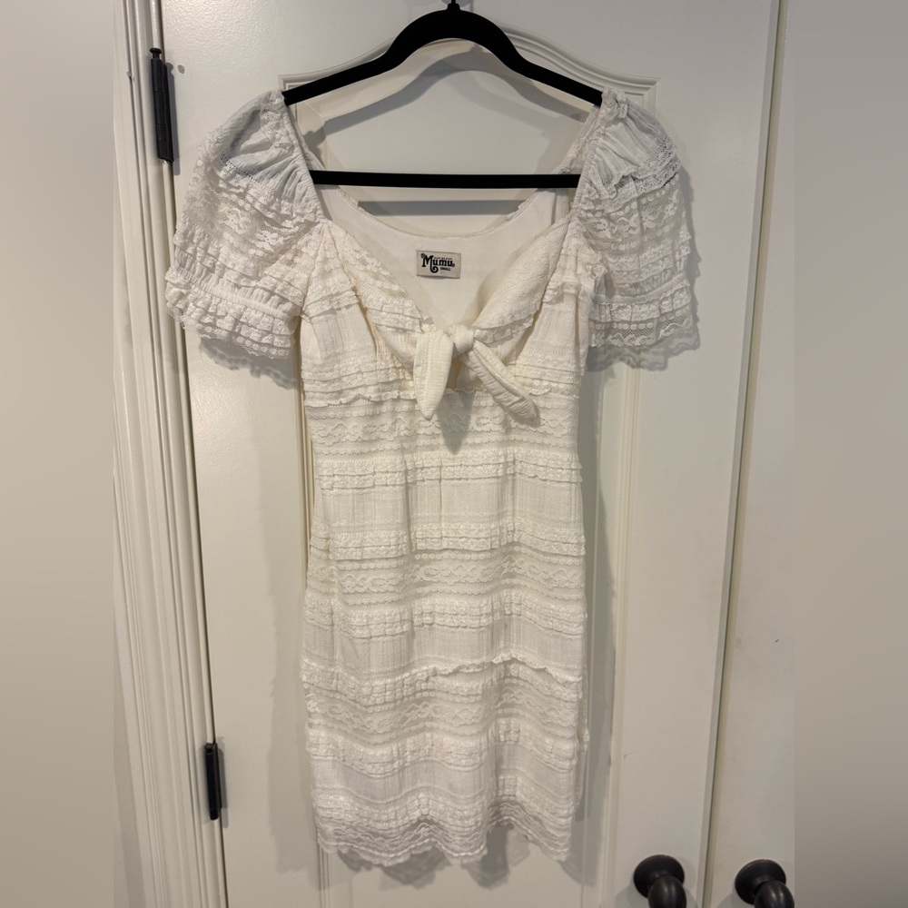 Show Me Your Mumu honey mini dress White in Sz S